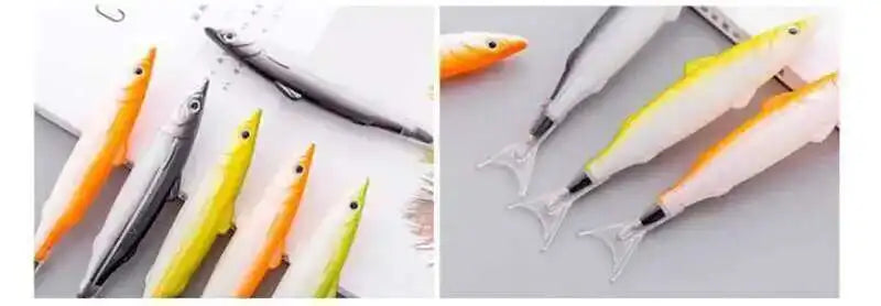 1 Piece Lytwtw's Cute Kawaii Sea Fish Stationery Creative Ballpoint Pen Office School Supply Novelty Funny Lovely Pens