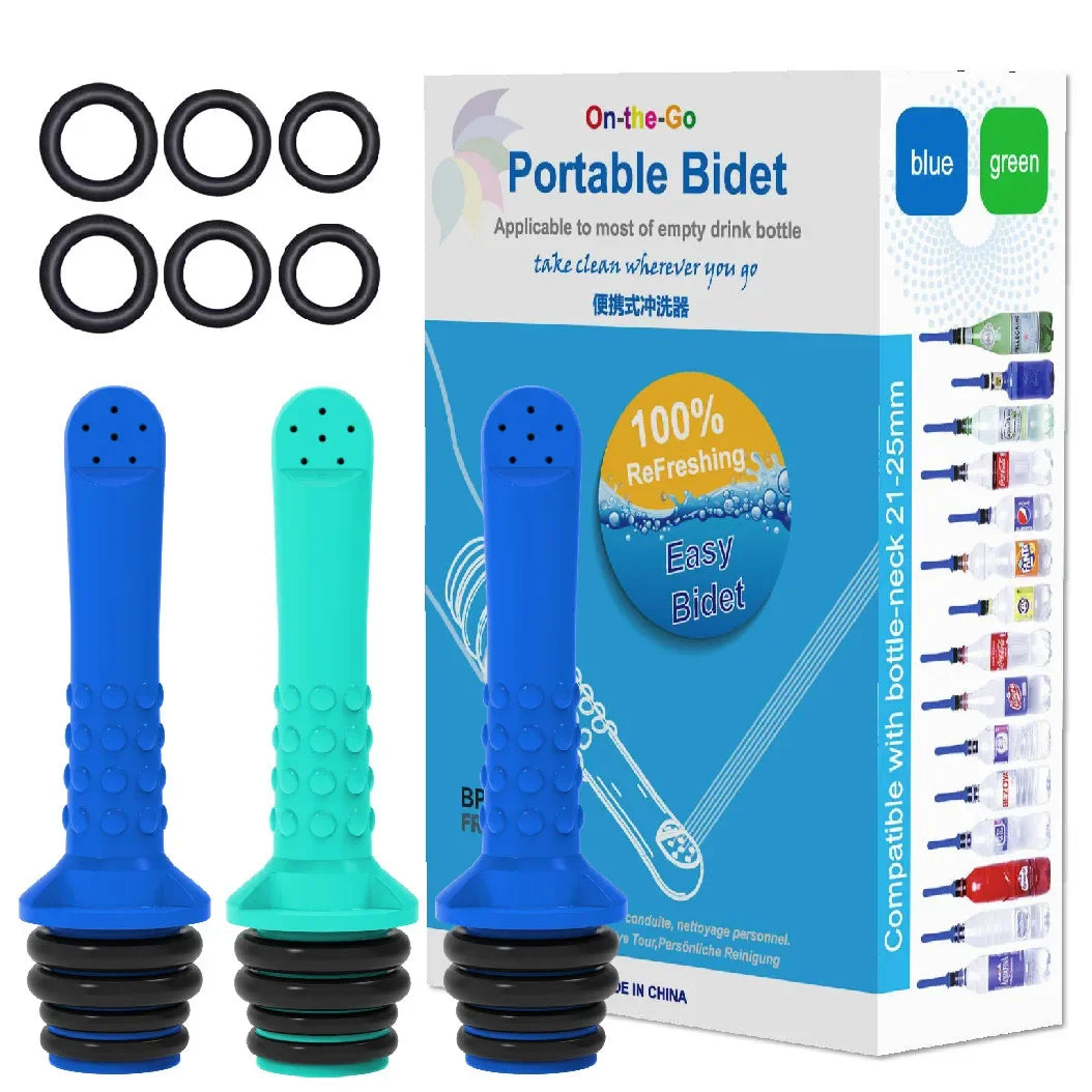 2/3pcs Portable Bidet for Toilet or Travel, Compatible with Every Bottle, Ecological, Mini, Elderly, Sprayer, Bio, Personal