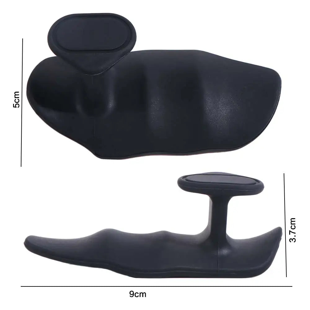 1 Pair Ergonomic Weight Lifting Grips Anti-slip Honeycomb-shaped Workout Gym Gloves Thicken Silicone Silicone Palm Grips