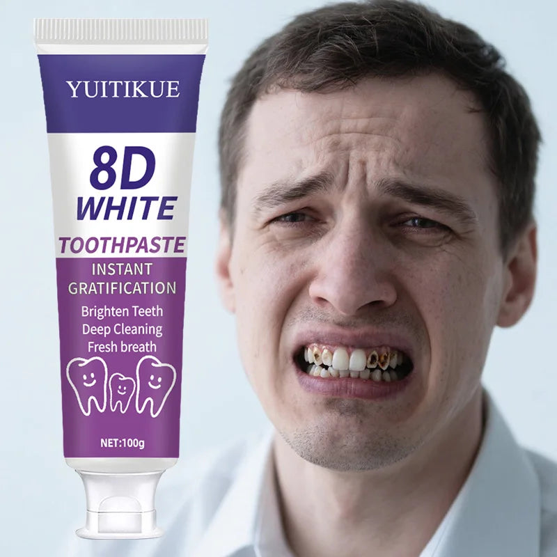 Purple Toothpaste – Deep Clean, Whiten Teeth, Freshen Breath, Protect Gums, Basic Oral Care Paste