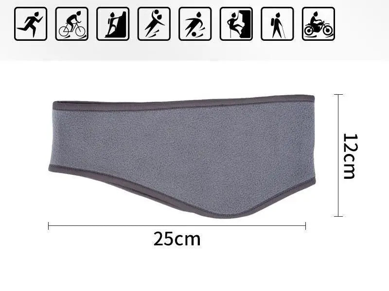 Winter Headband for Running Cycling Head Warmer for Man Winter Accessories Ear Protection Against Cold Headwarmer Winter Sweat
