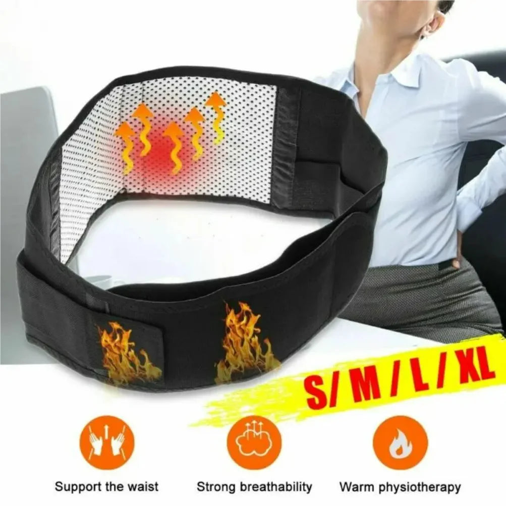 Adjustable Waist Support Self Heating Magnetic Therapy Waist Support Belt Lumbar Brace Massage Band Waist Posture Pain Relief