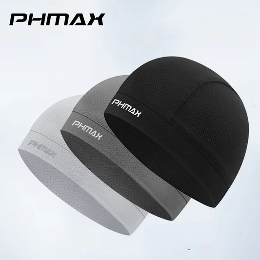 PHMAX Ice Silk Cycling Cap Mesh Breathable Ice Cool Sports Cap Sun Protection Cycling Cap Bicycle Mask Sports Headband