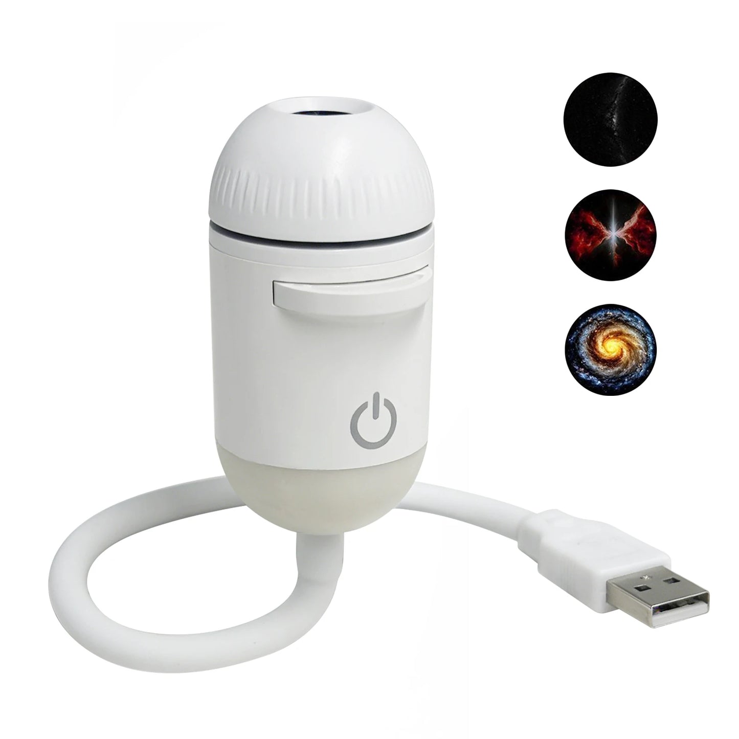 Usb Mini Galaxy Star Projector Star With Multi Projection Films Starry Space Atmosphere Nightlight Kid Car Home Decoration