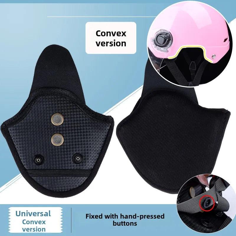Motorcycle helmet accessories Children's helmets Ear protection accessories Ears earmuffs Scarf lining Removable Warm in winter
