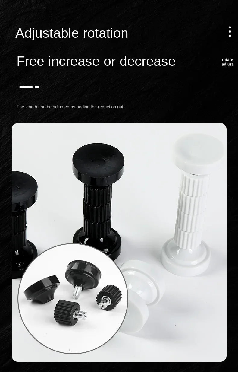 Adjustable Threaded Stabilizer Sofas Wall Support Bed Frame Cabinets Fixer Easy Install Headboard Stopper Anti Shake Tool
