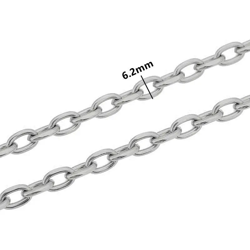 1 Meter Stainless Steel Large Heavy Chunky Hip Hop Punk Link Gold Color Chains DIY Jewelry Materials Handmade Necklace Bracelets