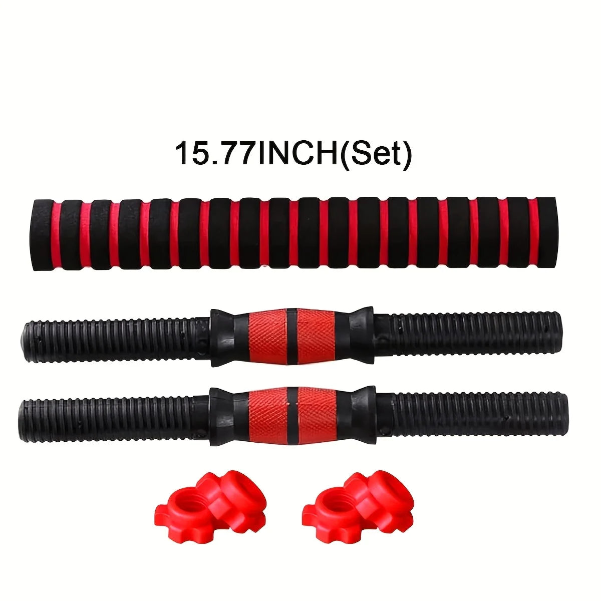 Dumbbell Rod Connectors Set,Universal Dumbbell Handle Fix, Excludes Weight Plates - Ideal for Gym Enthusiasts & Weightlifters
