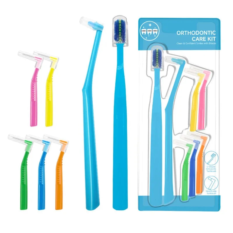 Soft Hair Implant Interdental Brush Single-Beam Soft Teeth Cleaning Toothbrush Oral Care Tool Small Head