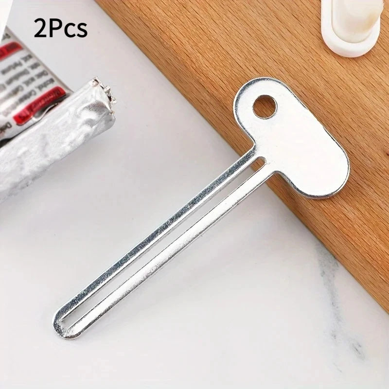 Cast Iron Toothpaste Tube Squeezer, Manual Toothpaste Dispenser, Bathroom Accessories Metal Tube Wringer, No Power Required
