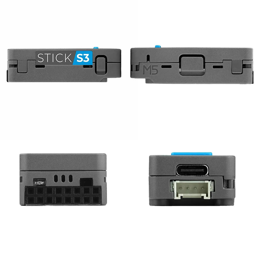 M5Stack StickS3 ESP32S3 Development Board 1.14 LCD WiFi Bluetooth for Smart Home Remote Control IoT Applications