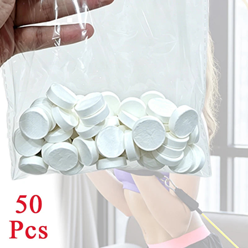 50pcs Camping Disposable Compressed Towel Travel Hotel Portable Face Wash Towel Absorbent Towel Tactical Camping Supplies