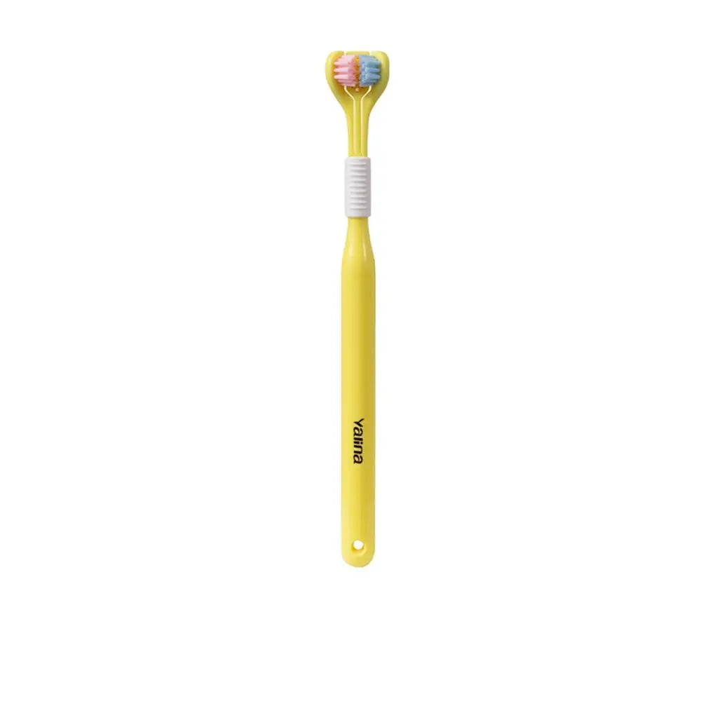 Three Sided Soft Hair Tooth Toothbrush Adult Toothbrush Ultra Fine Soft Bristle Oral Care Safety Teeth Brush for Oral Health