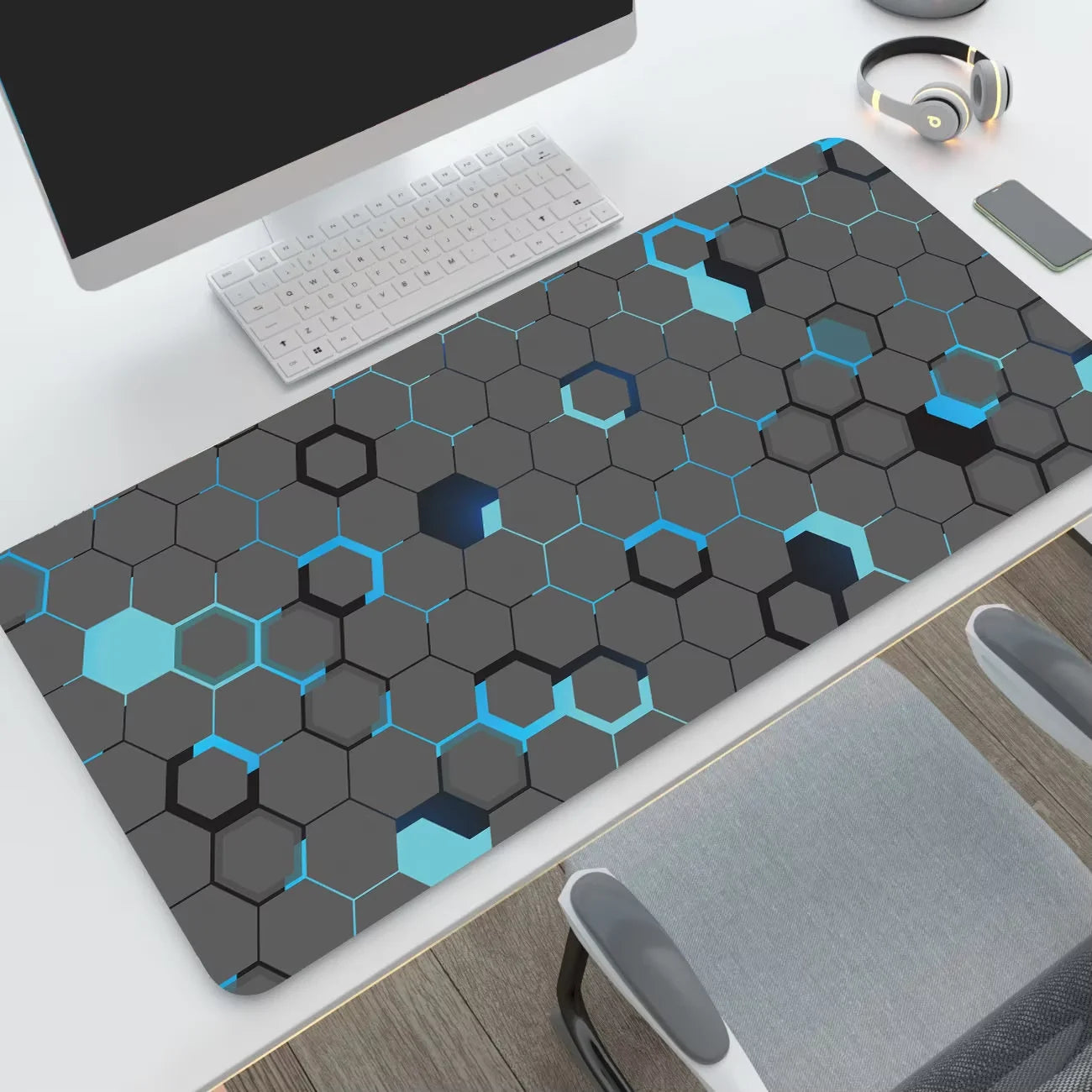 New XXL Hexagon Mousepad Computer MousePads Keyboard Pad Mouse Mat Esport Gamer Office Carpet Table Mat Desktop Rubber Mouse Pad
