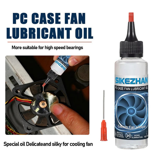 PC Case Fan Lubricant Oil - Reduce Friction Anti-Rust Reduce Drag Long-Lasting Lubrication Quiet Operation for Fan Shaft Bearing