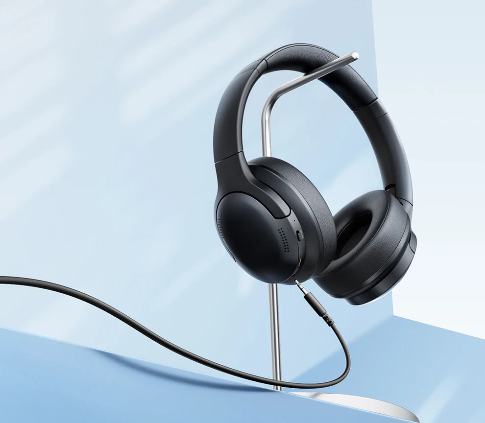 Baseus Wireless Headphones Bluetooth 6.0 HIFI Level Earphone 40mm Driver Foldable Over Ear Headsets 80H Playtime Spatial Audio