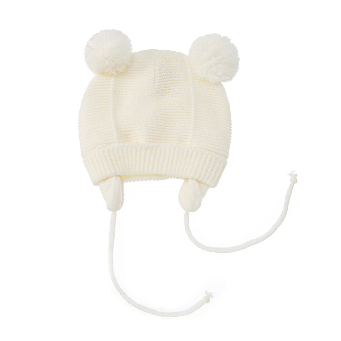 Winter Baby Hat for 0-12month Boy Girls Accessories Knited Cap Kids Hat Fleece Warm Gloves Thick Winter Ear Kids Hat Baby Bonnet