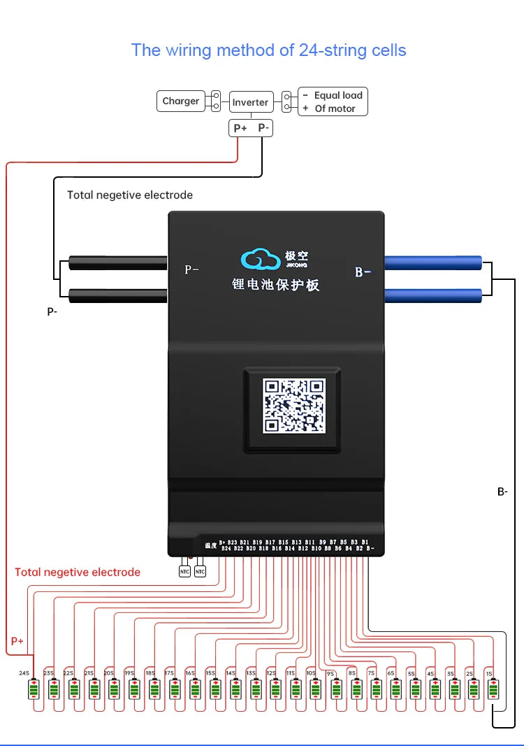 JK BMS 60A 100A 150A 200A 300A Active Balance Bms 4S 8S 16S 20S 24S JIKONG Smart Bms 12V 24V 48V 72V Lifepo4 Li-Ion Lto Battery