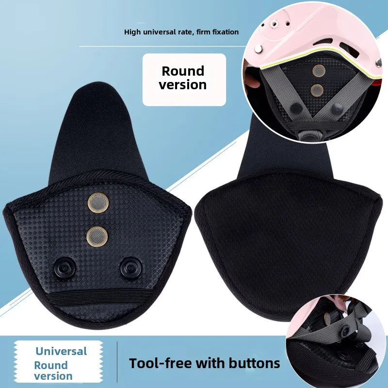 Motorcycle helmet accessories Children's helmets Ear protection accessories Ears earmuffs Scarf lining Removable Warm in winter