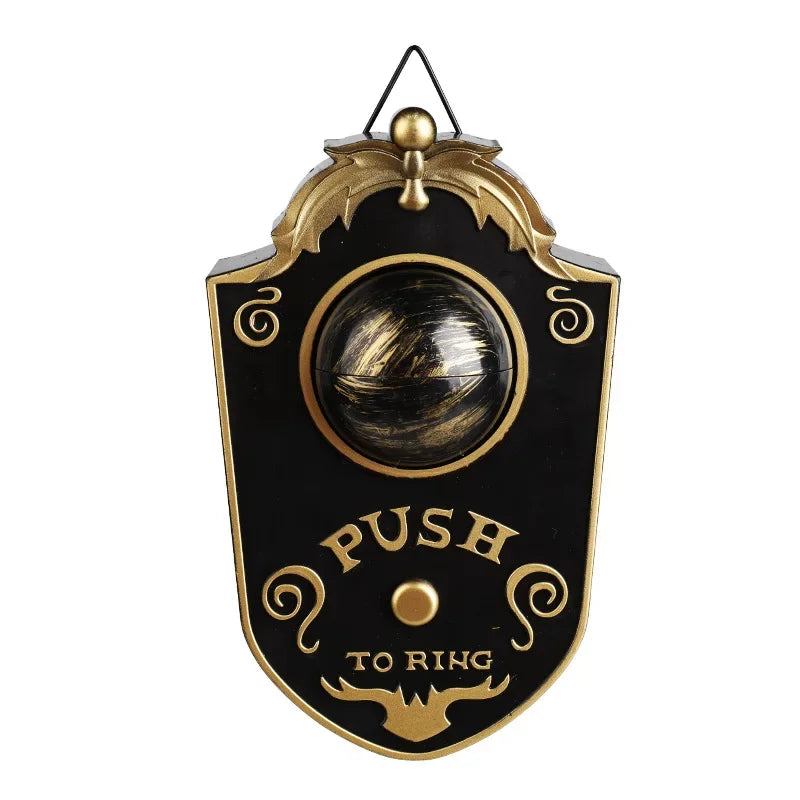 Halloween Doorbell Led Luminous Hanging Doorbell Haunted Party Decor Glowing Horror Props Creepy Eyes with Sound Lights