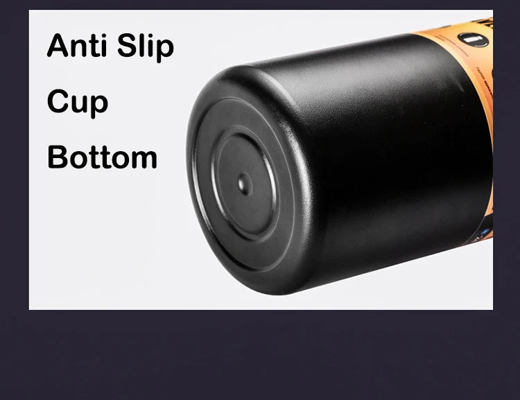 Outdoor Portable Thermos with Straw 304 Stainless Steel Thermal Mug Tumbler Cup Sports Vacuum Flasks Cold and Hot Water Bottle