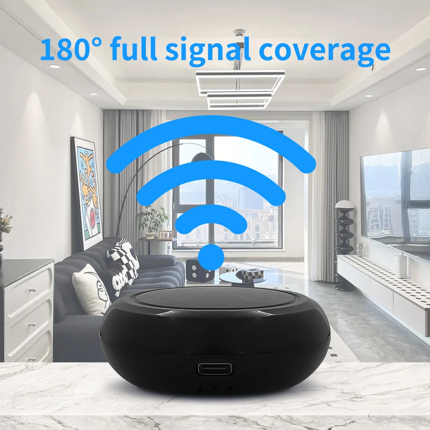 YFK Tuya WiFi IR Controller Smart Devices Voice Control Smart Home Control Panel Residential Automation Compatible Alexa