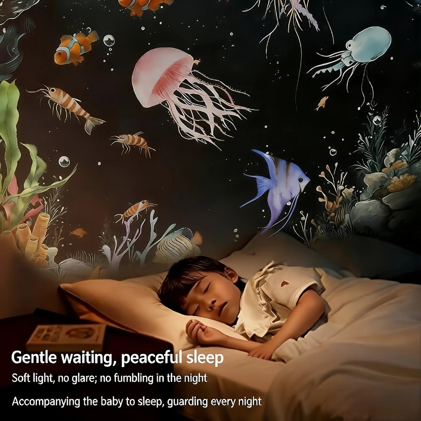 Galaxy Star Projector, 2-in-1 Portable Lamp with 12 Slides, 360° Adjustable Eye-Care LED Night Light for Bedroom Car Decor Gift
