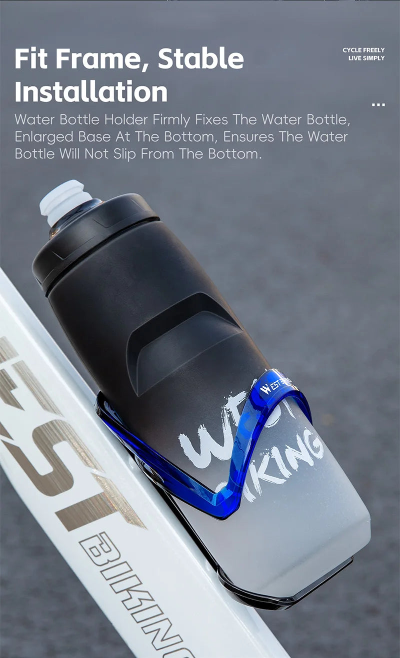 WEST BIKING Bicycle Bottle Cage Lightweight High Toughness Cycling Water Bottle Holder Drink Cup Stand MTB Road Bike Accessories