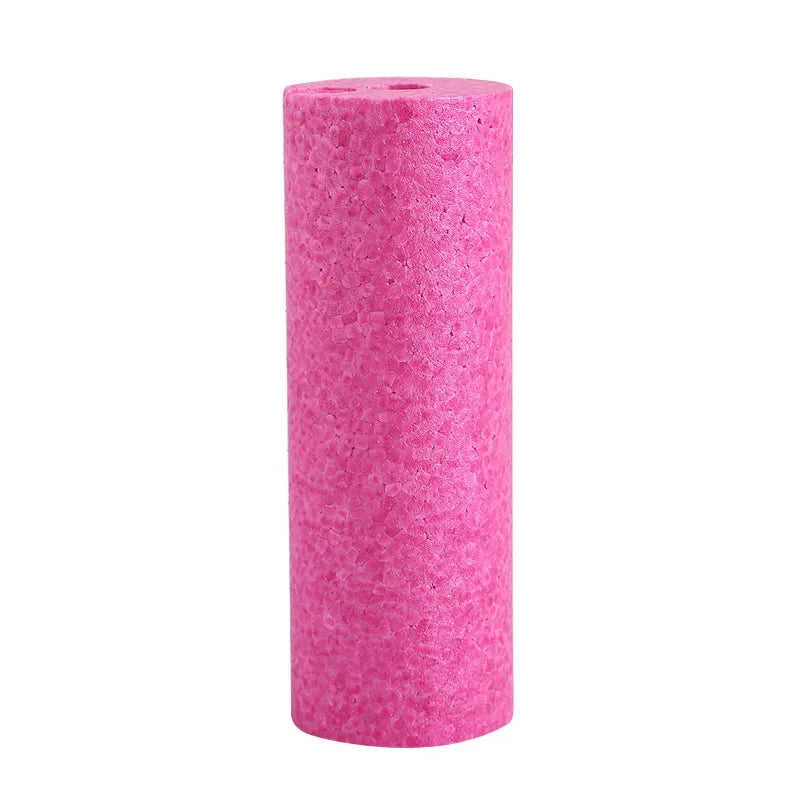 1pc Mini Yoga Foam Shaft 15*5.3cm Small Massage Roller EPP Hollow Yoga Column Home Exercise Fitness Equipment Muscle Relaxation