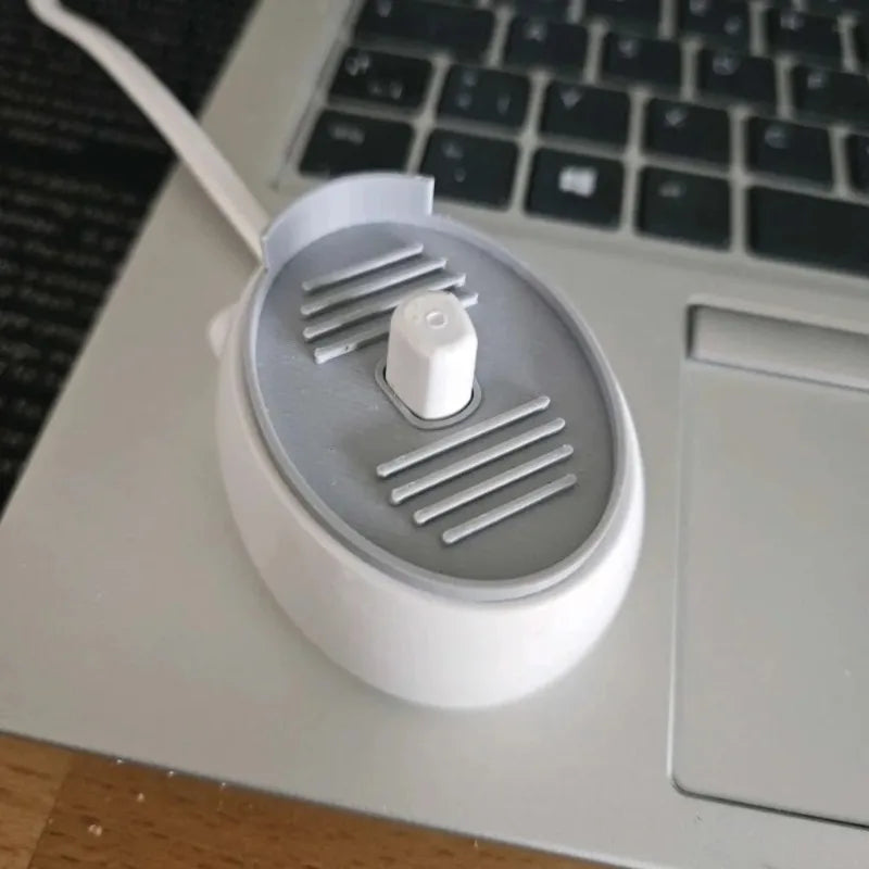 2pcs Electric Toothbrush Charging Base Protective Mat for Draining Water Keep The Charging Base Free from Dirt And Residue