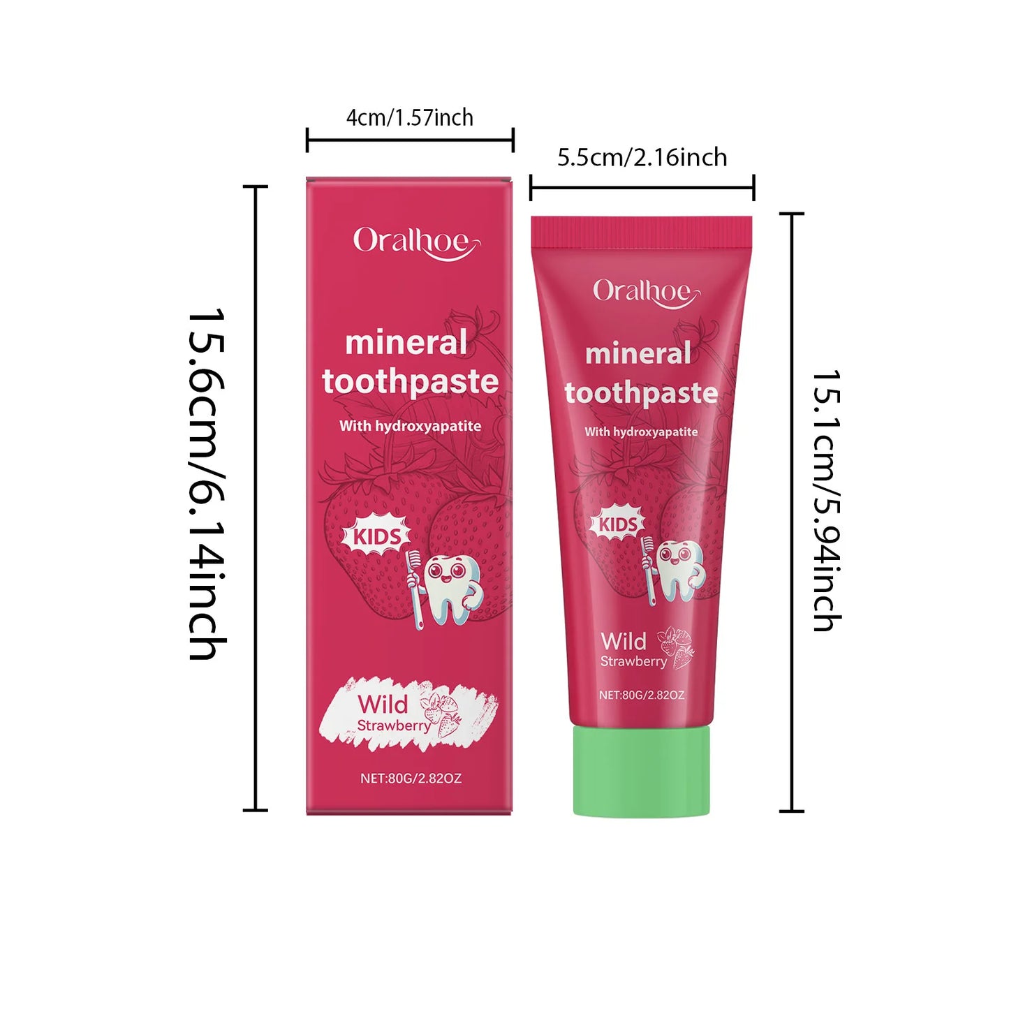  Children Toothpaste Gingiva Protection Removal Yellow Teeth Stain Relieve Gums Decay Toothache Kids Dental Care Toothpaste