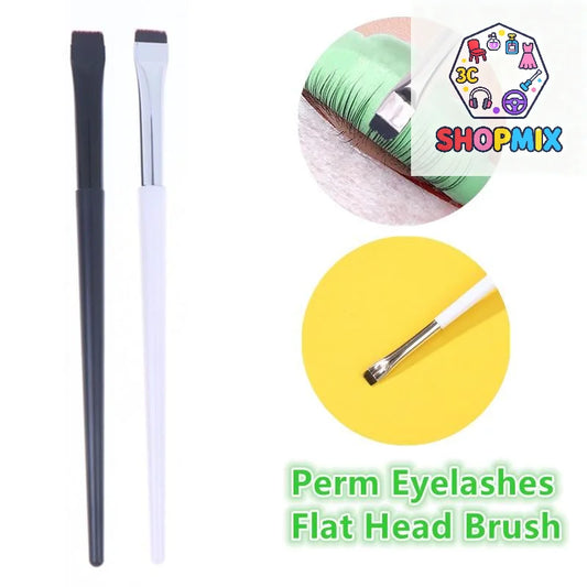 1 Pcs Flat Head Lash Perm Brush Eyelash Lamination & Lifting Tool Professional Separating Brush For Extensions Lift And Styling