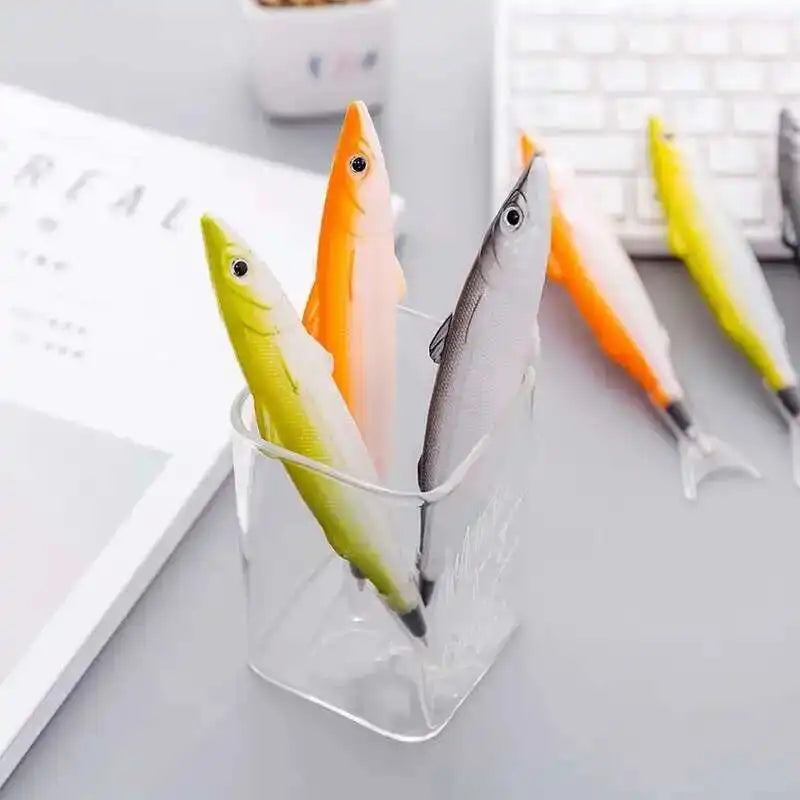 1 Piece Lytwtw's Cute Kawaii Sea Fish Stationery Creative Ballpoint Pen Office School Supply Novelty Funny Lovely Pens