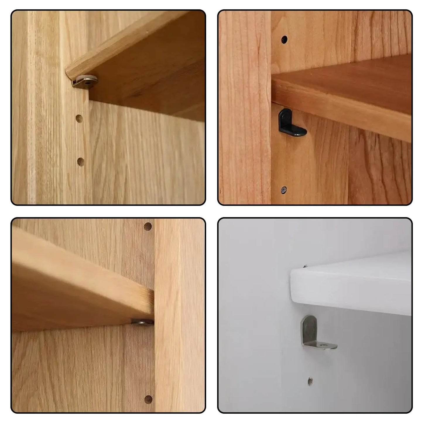 10/20Pcs Shelf Brackets Support Studs Pegs 5mm Metal Pin Shelves Seperator Furniture Shelf Wall Mount Bracket Holder For Cabinet
