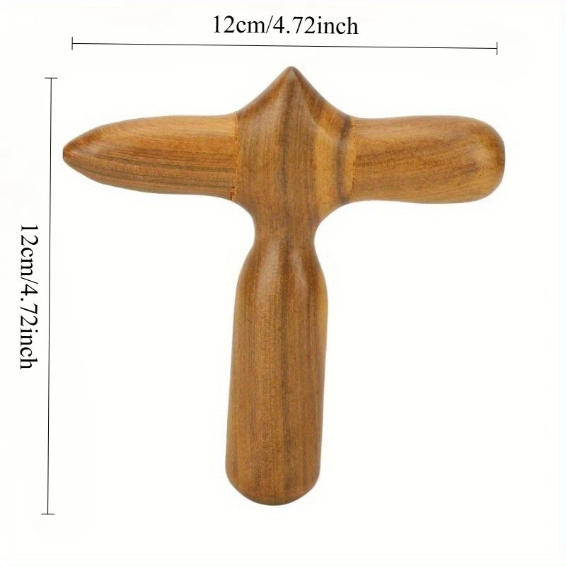 Professional Wooden Foot Massage Stick, Ergonomic Reflexology Tool,Portable Muscle Relief Massager for Home and Massage Shop Use