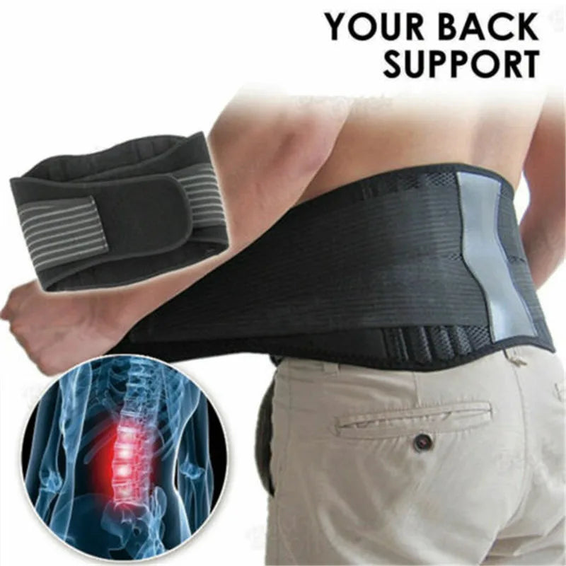 Adjustable Waist Support Self Heating Magnetic Therapy Waist Support Belt Lumbar Brace Massage Band Waist Posture Pain Relief