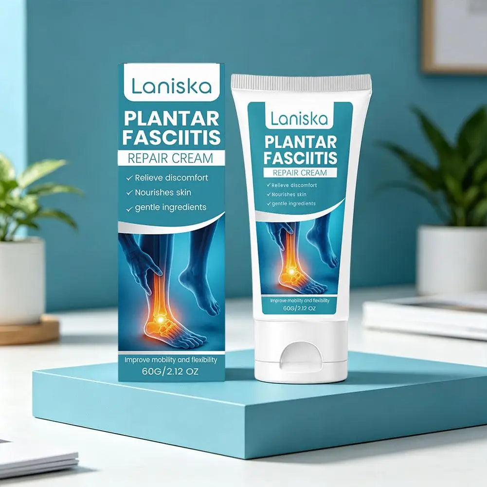 Natural Plantar Fasciitis Relief Cream for Heel Spurs Achy Feet Treatment Legs Gel Cream Cooling Refreshing Moisturizing Care
