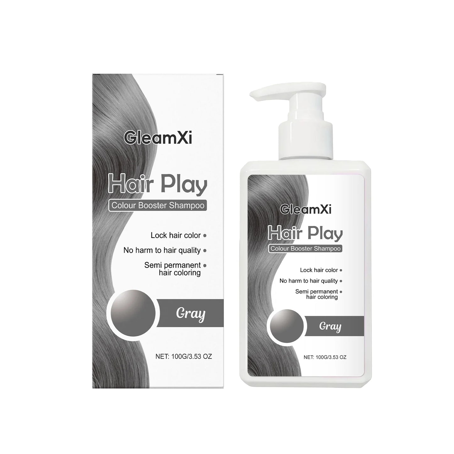 Color Booster Shampoo Lock Hair Color Enhance Semi-Permanent Colour Not Damaging Hair Non-irritating Scalp Hairdressing Shampoo