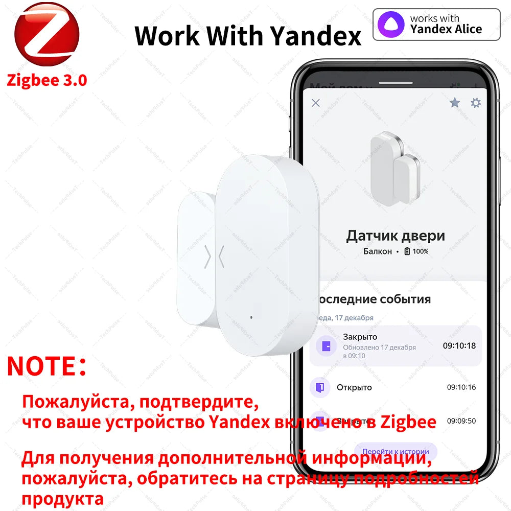 Zigbee 3.0 Door Window Sensor Contact Sensor For Smart Home Requires Zigbee Hub Support Alexa Zigbee2MQTT ZHA Home Assistant