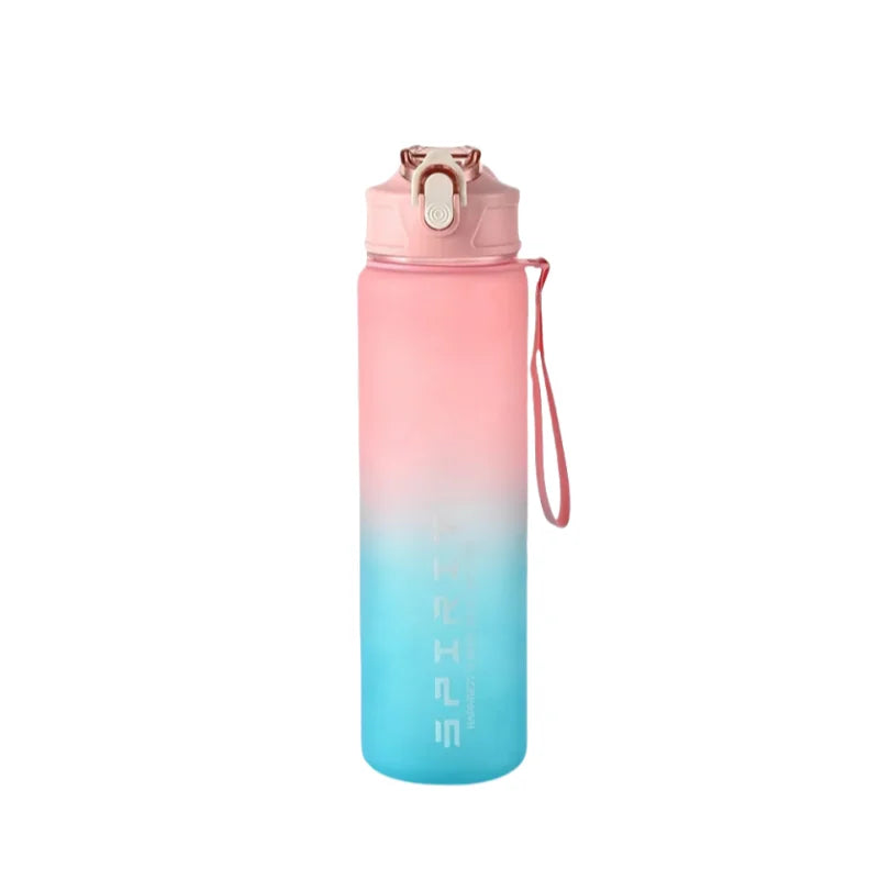 1PCS Hot Sale 750ML Sports Water Bottle Shaker Outdoor Travel Portable Leakproof Drinkware Plastic Drink Bottle BPA Free