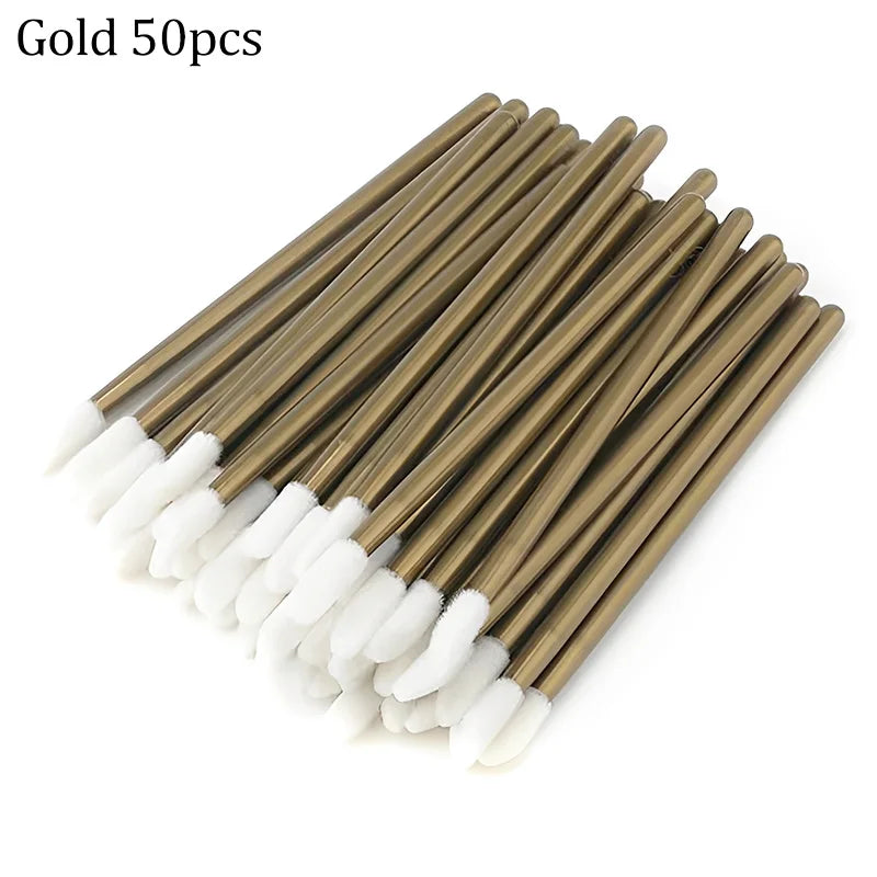 50pcs Eyelash Brushes Reusable Mascara Wands Applicator Spoolers for False EyeLashes Extension Women Lashes Cosmetic Supplies