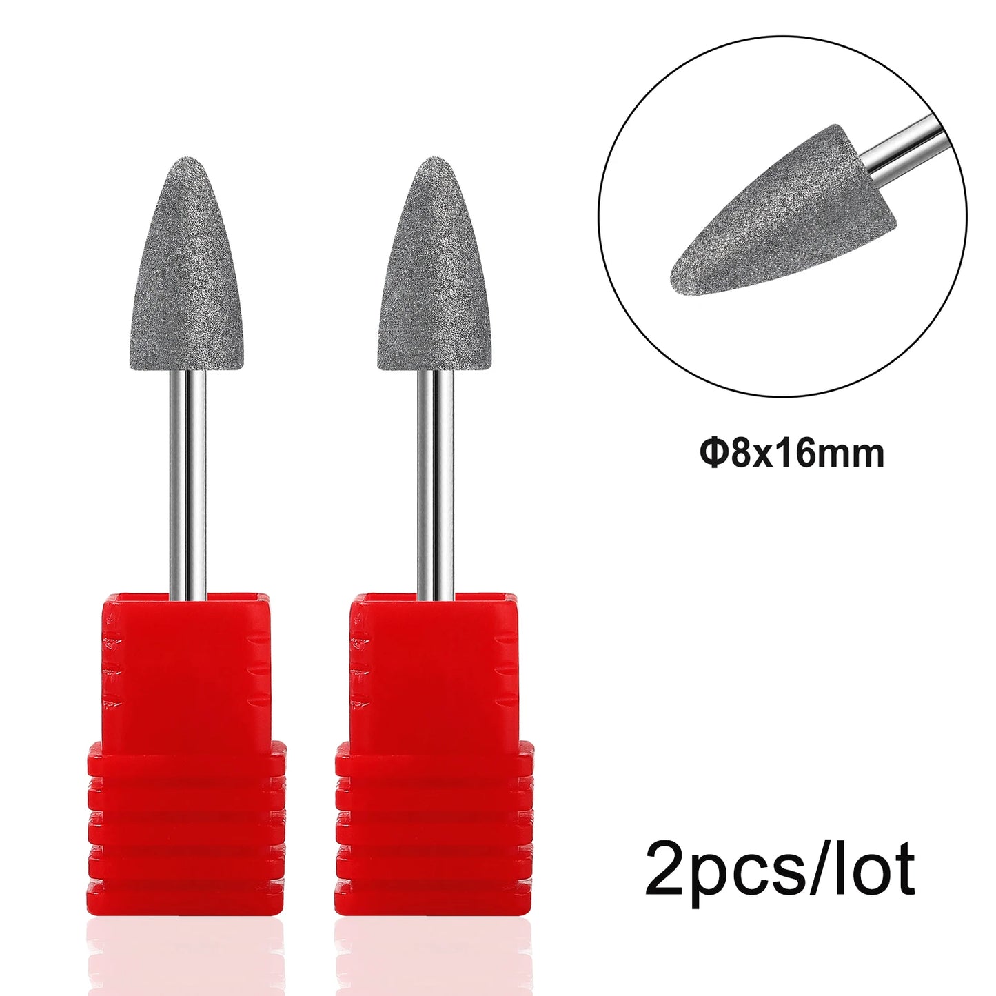 Diamond Nail Drill Bit Sanding Band Rotary Burr Foot Rasp Cuticle Cutters for Manicure Pedicure Disc Nozzles Tool Accessories