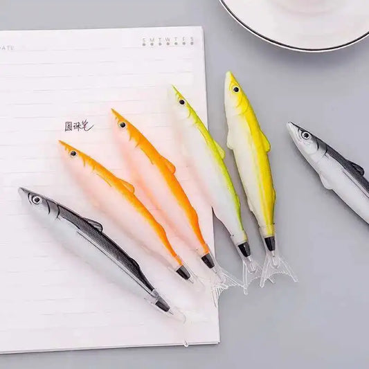1 Piece Lytwtw's Cute Kawaii Sea Fish Stationery Creative Ballpoint Pen Office School Supply Novelty Funny Lovely Pens