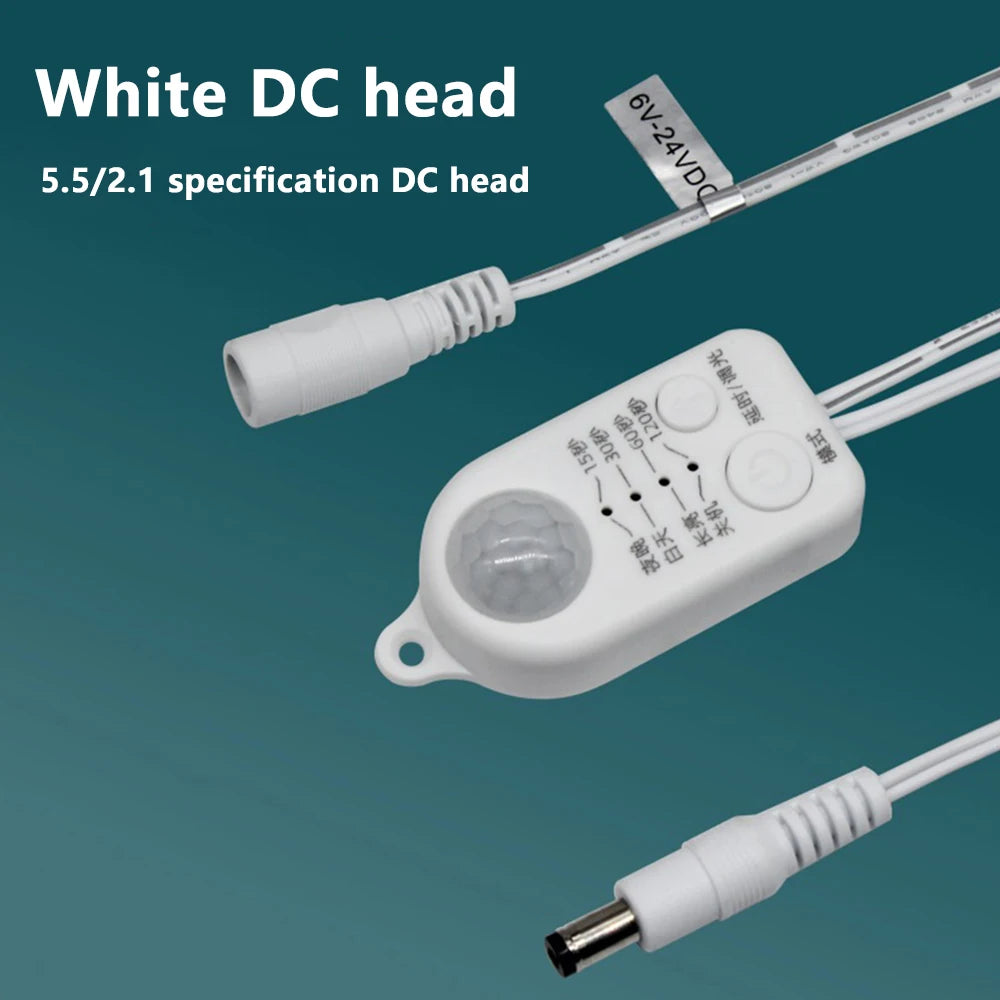 USB/DC Body Infrared PIR Motion Sensor Switch DC 5V-24V  Human Motion Sensor Detector Switch For LED Light Strip