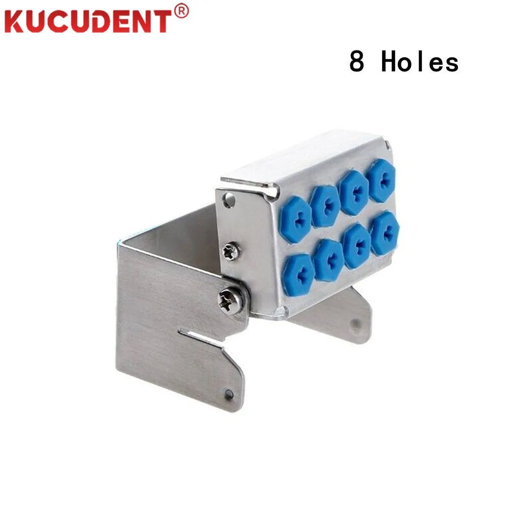 8/12/30 Holes Dental Bur Holder Sterilizer Case Autoclavable Endo File Drills Block for High Speed Bur Organizer Box Silicone