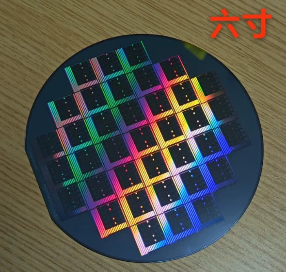 6 8 12 Inch Wafer, Silicon Wafer, Integrated Circuit, CPU Chip, IC, Semiconductor