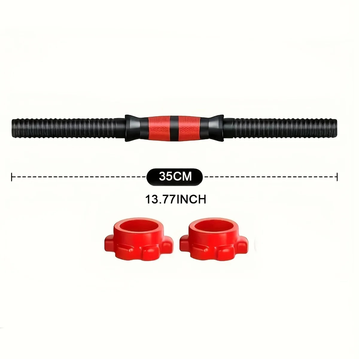 Dumbbell Rod Connectors Set,Universal Dumbbell Handle Fix, Excludes Weight Plates - Ideal for Gym Enthusiasts & Weightlifters