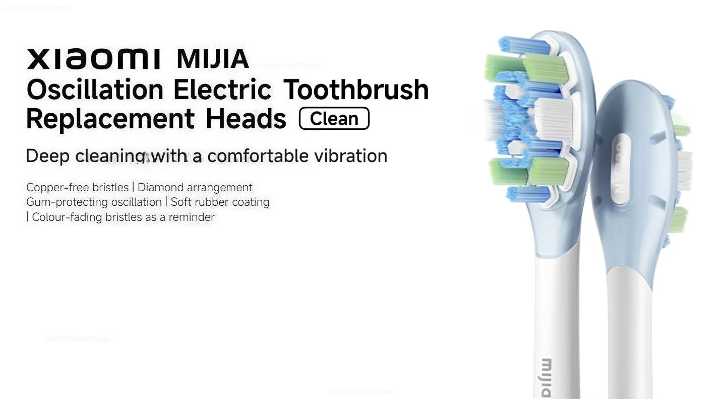 Original Mijia Oscillation Electric Toothbrush Brush Head Sonic Vibration Electric Toothbrush Head Cleaning Accessories