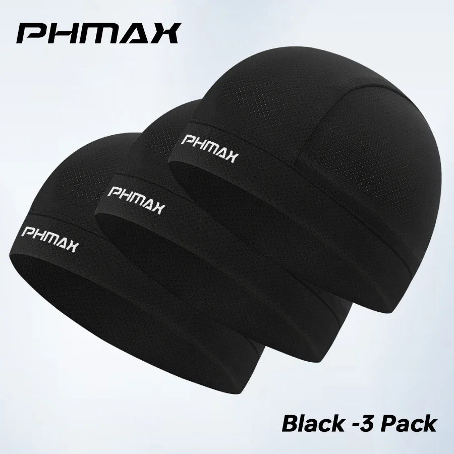 PHMAX Ice Silk Cycling Cap Mesh Breathable Ice Cool Sports Cap Sun Protection Cycling Cap Bicycle Mask Sports Headband