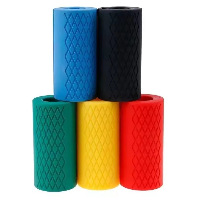 Thick Bar Grips Non-Slip Silicone Fat Bar Dumbbell Barbell Sleeves Weightlifting for Gym Home Workout Muscle Growth Wrist Guard